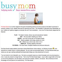 Busy Mom, June 2009